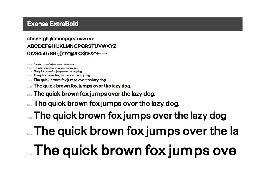 Exensa Grotesk